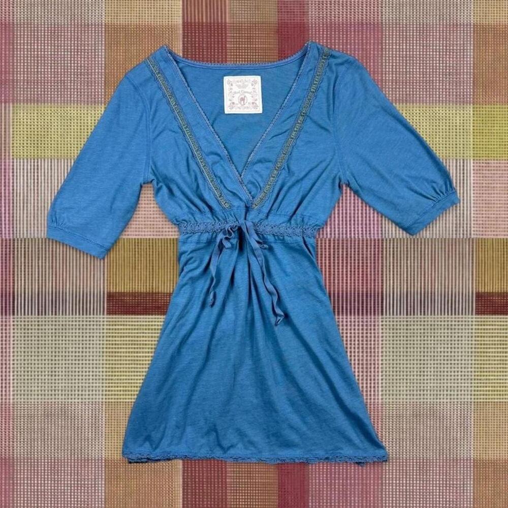 Vintage 2000’s Blue Babydoll Top